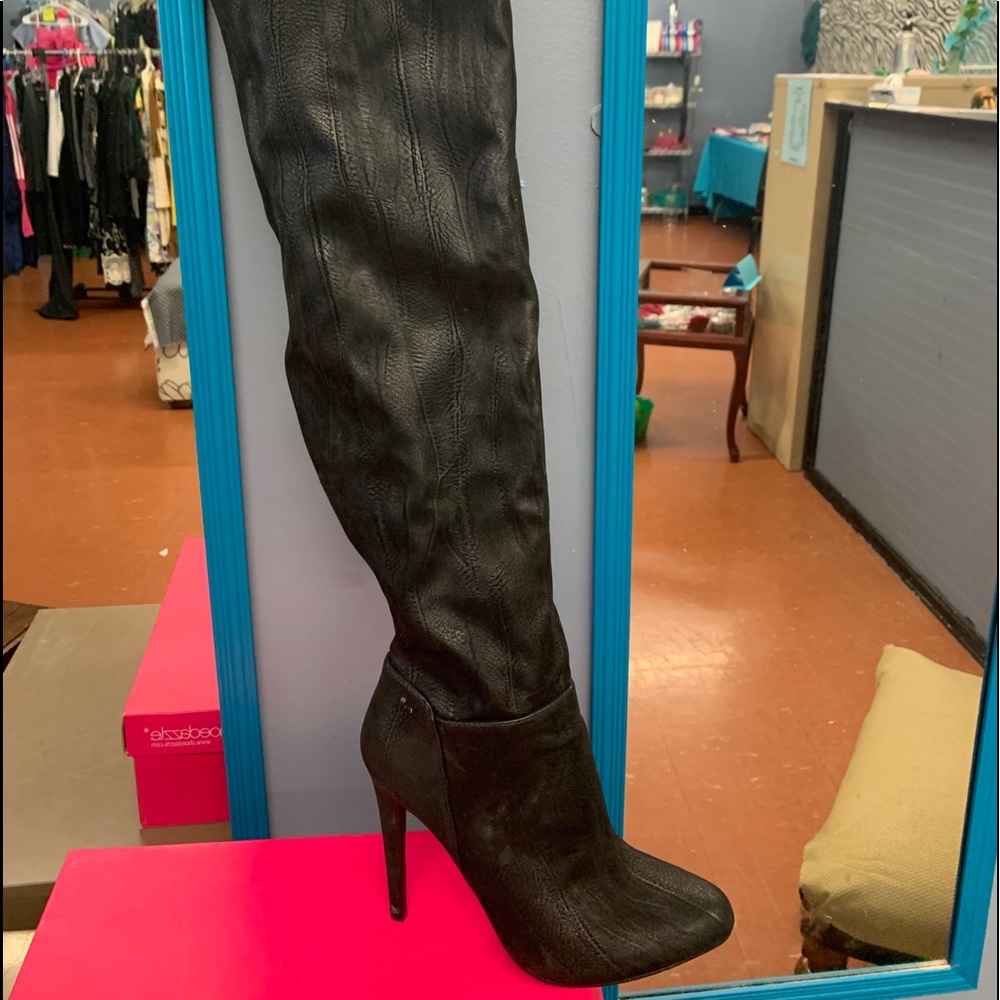 Thigh-high boots
